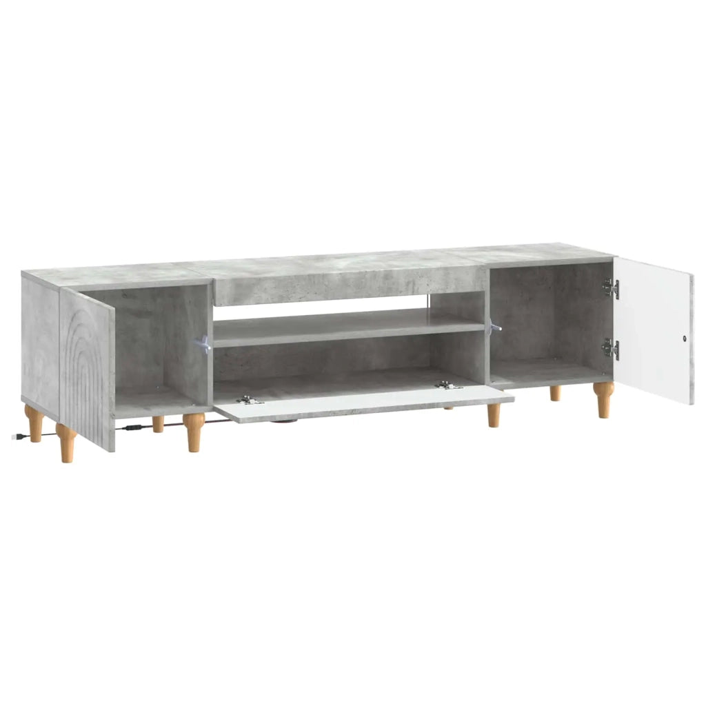 Mobile TV LED Grigio Cemento Legno ingegnerizzato 896248