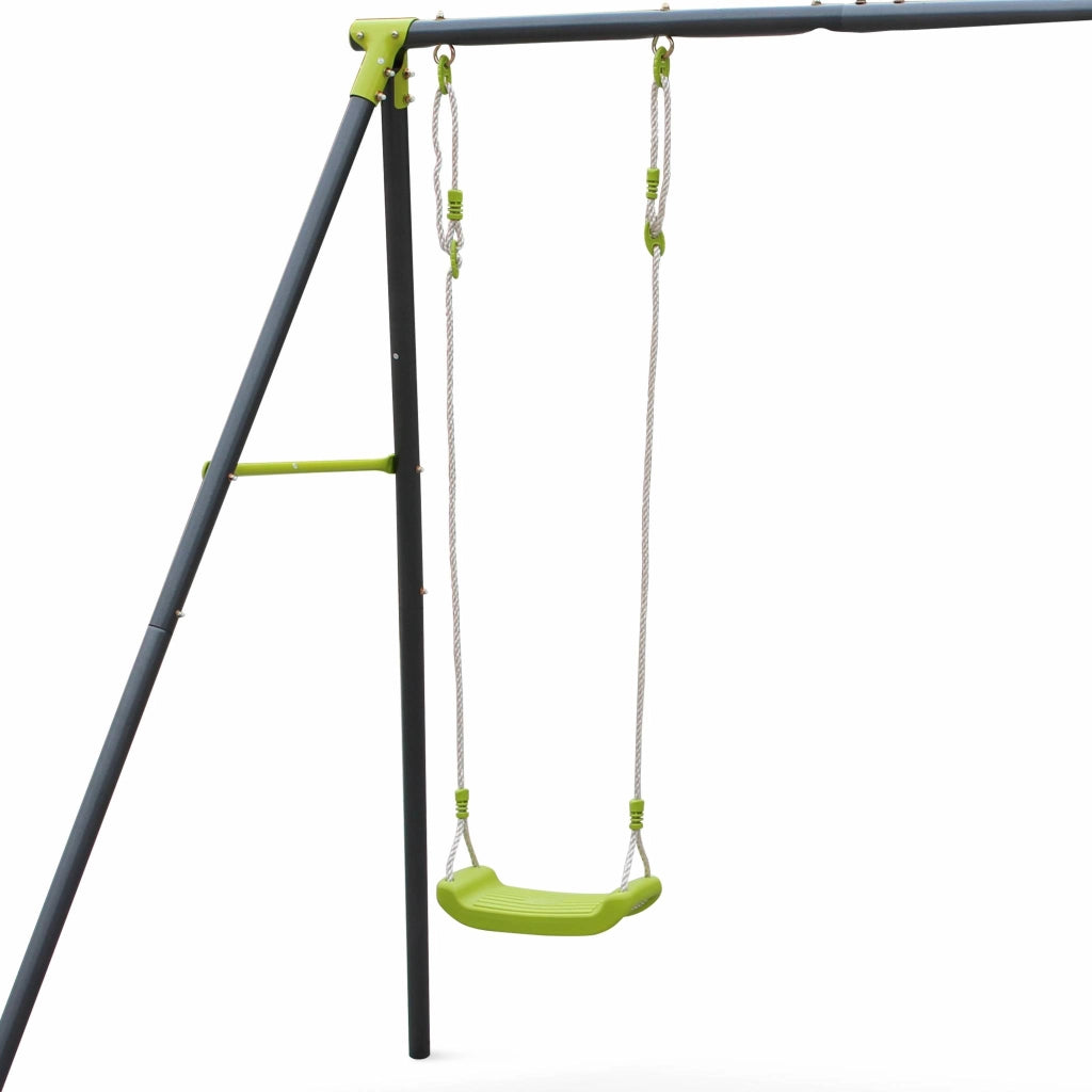 Sedile girevole in plastica per portale, verde