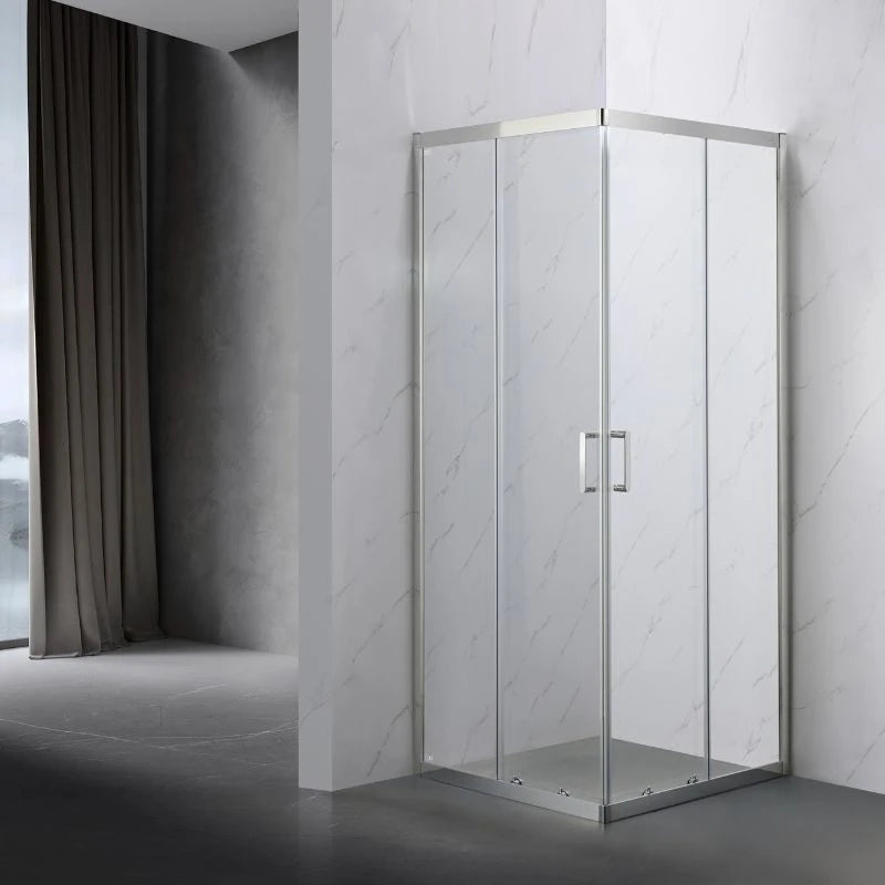 Box Doccia Quadrato 68-80/68-80x190h 6mm Cromato - Imperia
