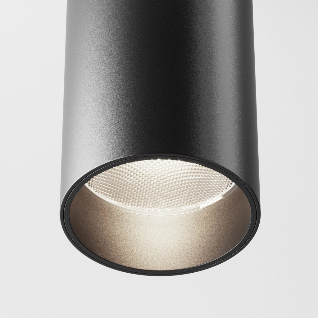 Maytoni Focus LED plafoniera nera 12W 4000K 900lm dimmer