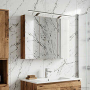 Mobiletto per specchio da bagno con lo scaffale Legno vecchio 889133
