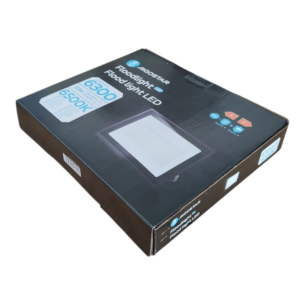 RIFLETTORE FARO LED 70W LUCE FREDDA PER ESTERNO E INTERNO
