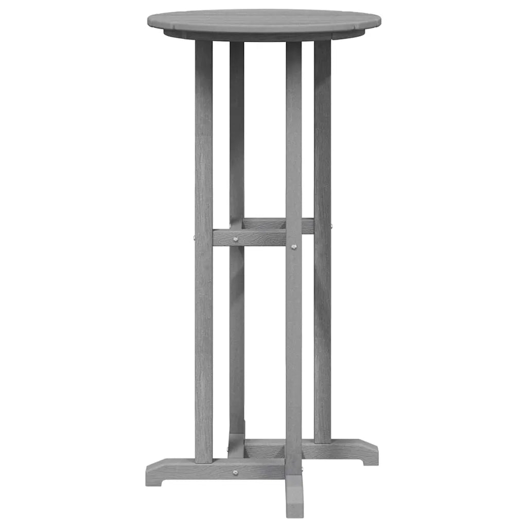 Tavolo da bar Grigio chiaro 55 x 55 x 107 cm Polietilene 42006609