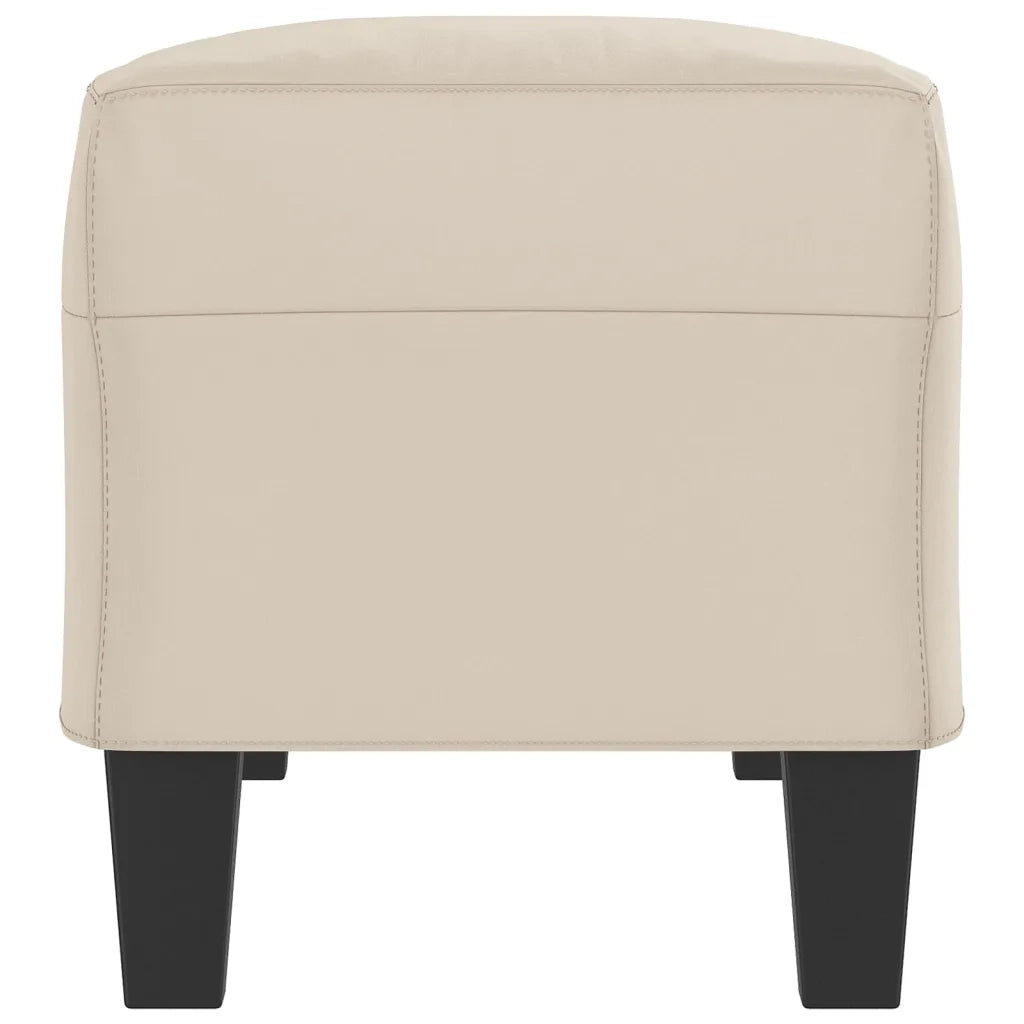 Panca crema 100x35x41 cm in Microfibra 349469