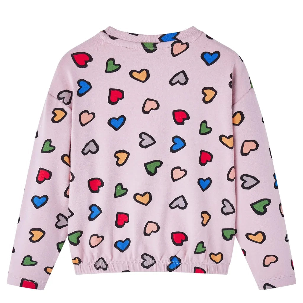 Felpa da Bambina Rosa 128