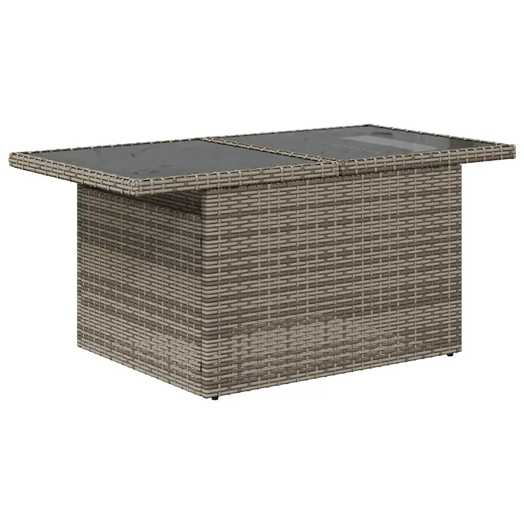 Set Divani da Giardino 8 pz con Cuscini Grigio in Polyrattan 3267151