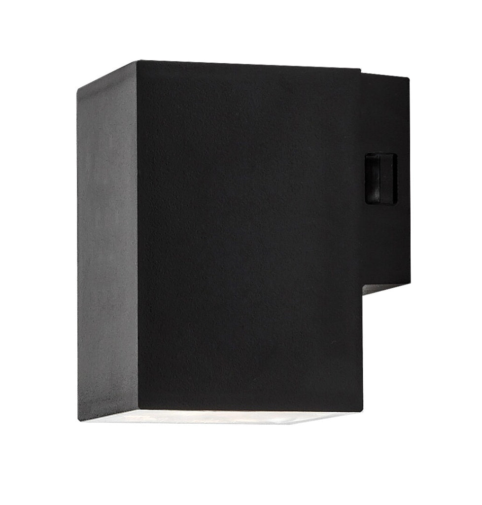 Applique esterna quadrata nera LED 9W CCT IP65 Urfa Rabalux