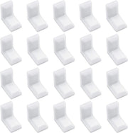 Hoekbeugel Premium 40 pezzi per armadio a parete - forma L e galvanizzato