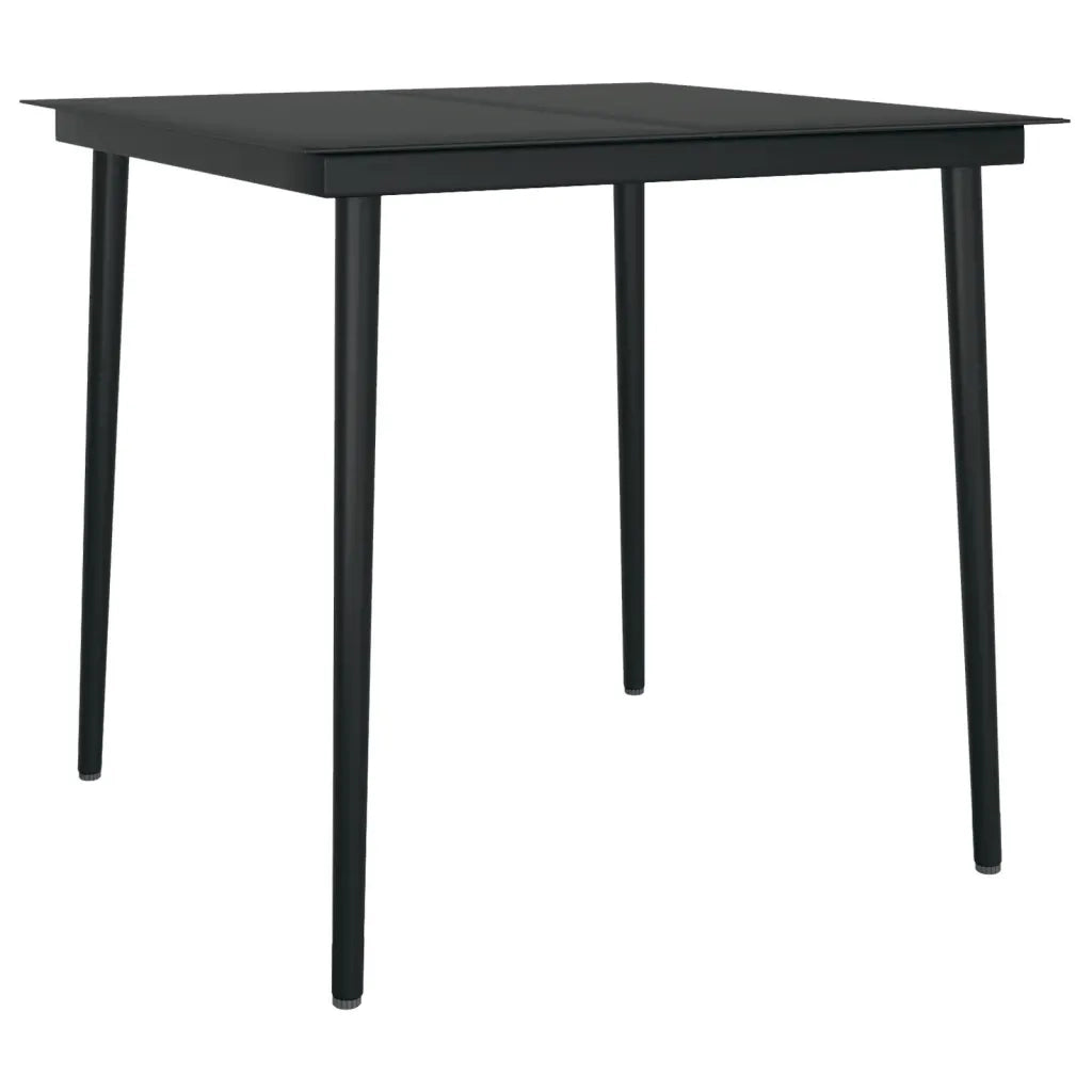 Set da Pranzo da Giardino 5 pz con Cuscini in Polyrattan Grigio 3262986