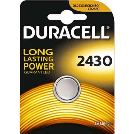 PILA A BOTTONE '2430' Blister 1 Pezzo - 10 pezzi- DURACELL