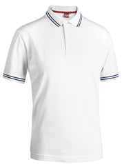 POLO SMITH Col. Bianco/Blu Navy Mis. XXL