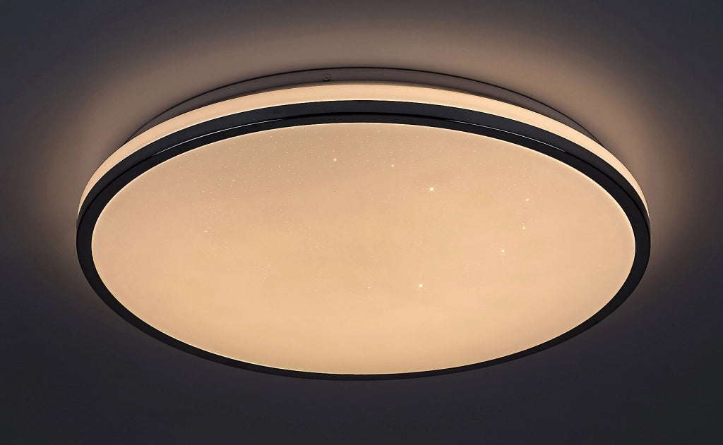 Plafoniera LED Rabalux Linden 49cm 50W cromo con telecomando