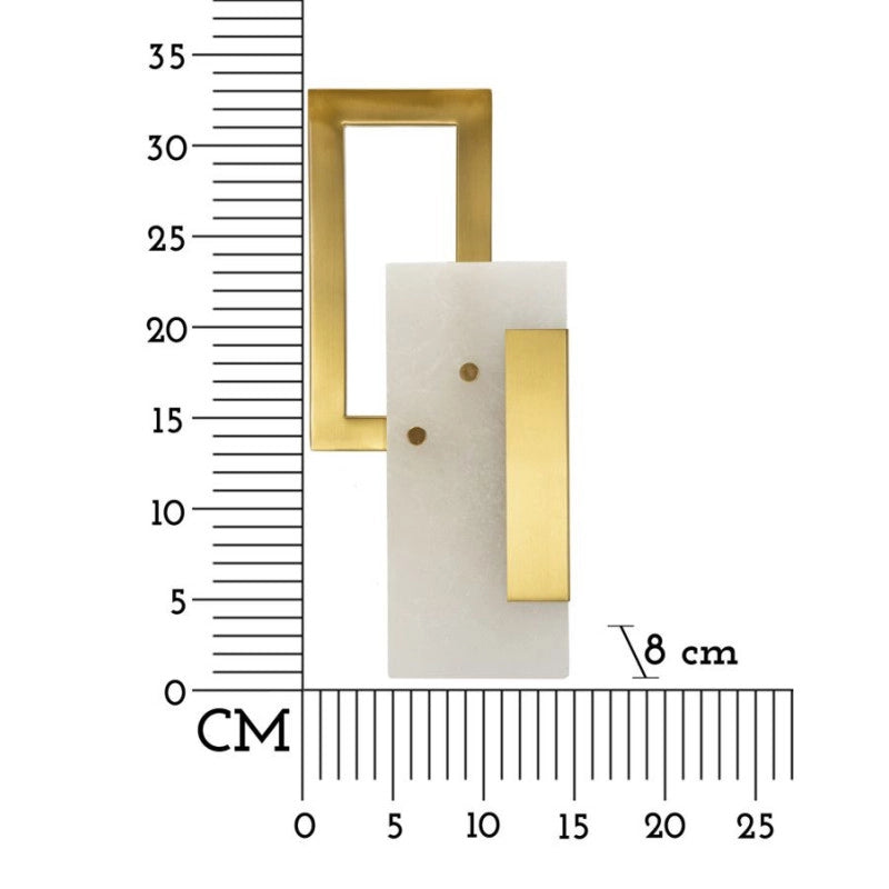 Lampadelle A Da Muro Cube cm 15x8x33