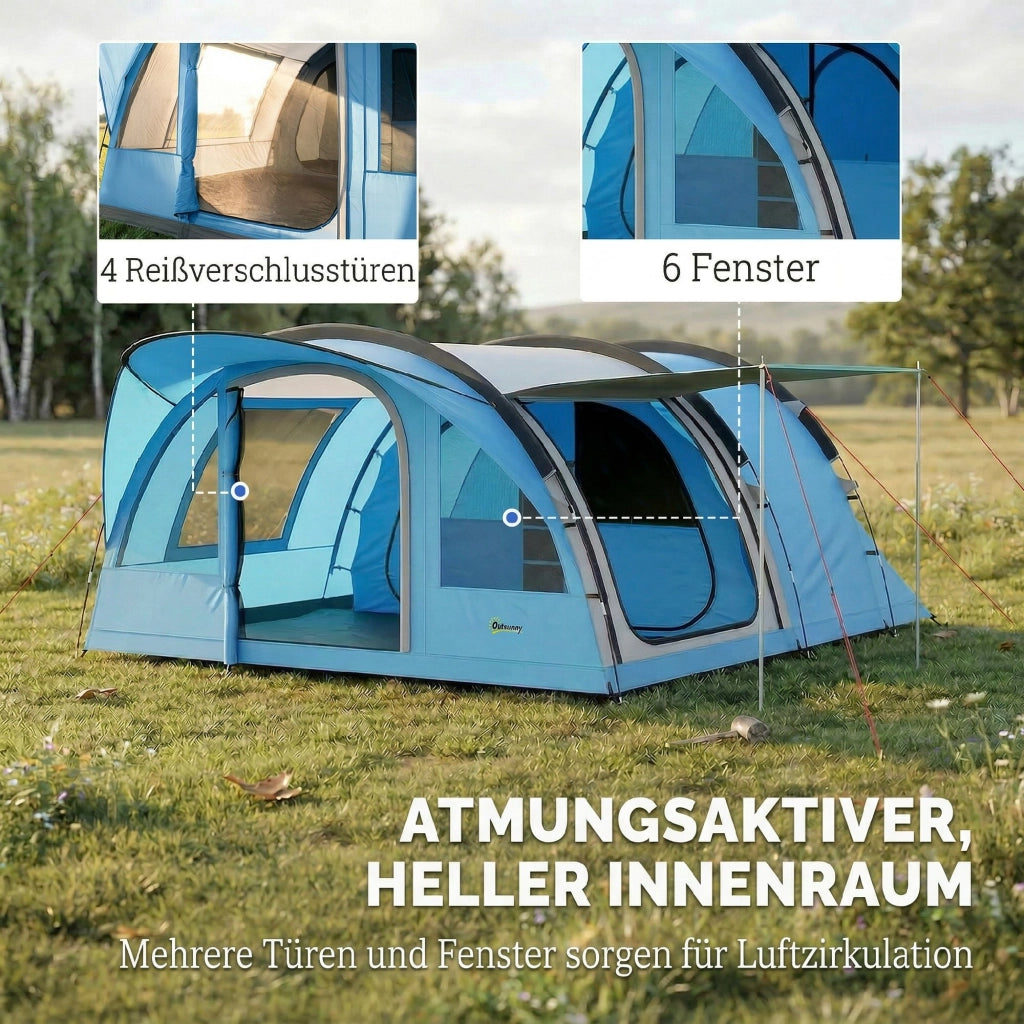 Tenda da campeggio 4 persone ¨C Minimal ¨C Grigio