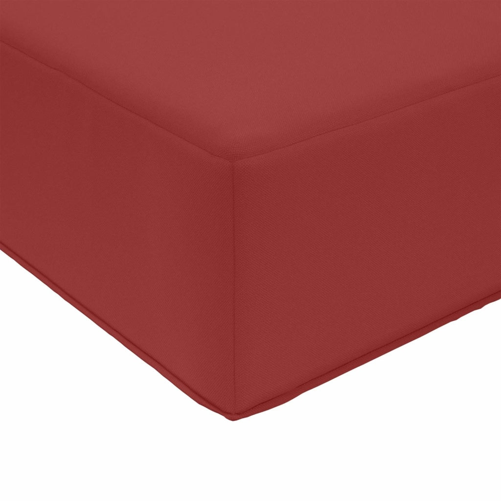 Cuscino per divano da esterno 2 pcs Rosso vino Poliestere 900719