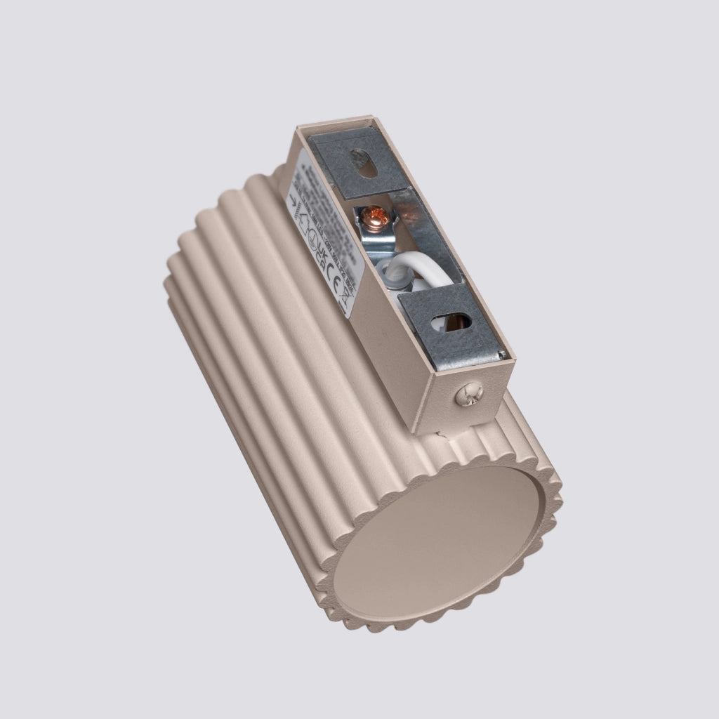 Lampada da parete KARBON 10 taupe