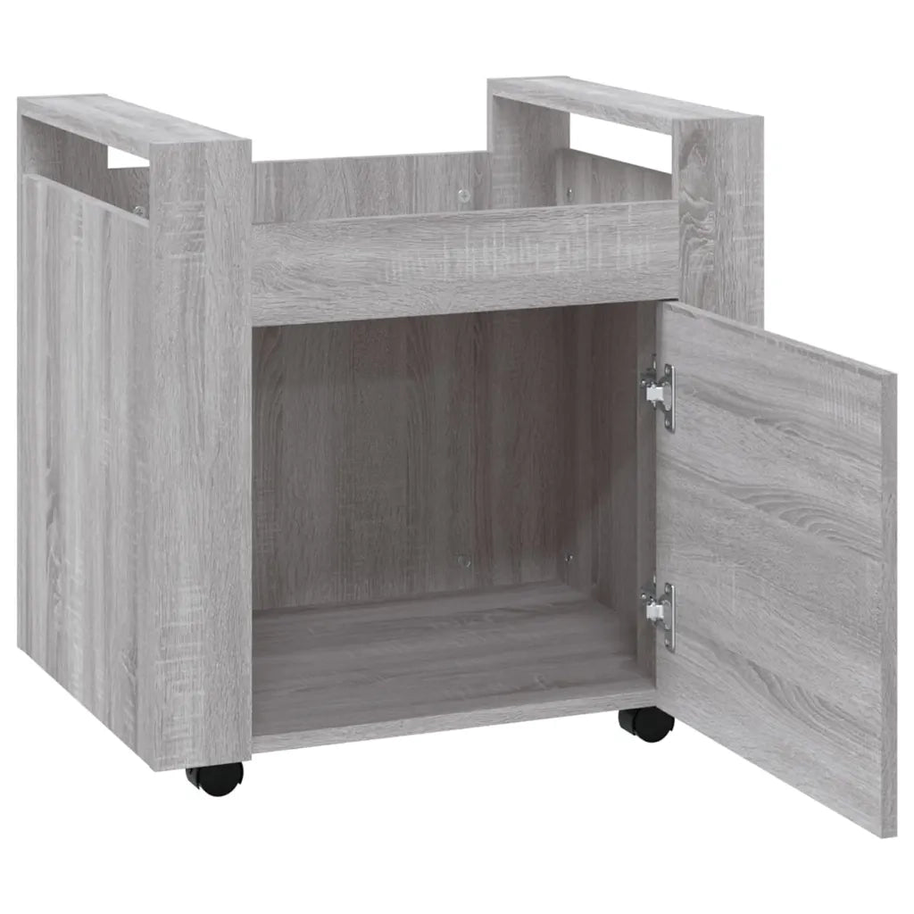 Carrello Scrivania Grigio Sonoma 60x45x60 cm Legno Multistrato CFW8059547
