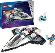 LEGO 60430  City Astronave Interstellare Giocattolo con Navicella da Costruire, Minifigure dell`Astronauta e Drone Robot