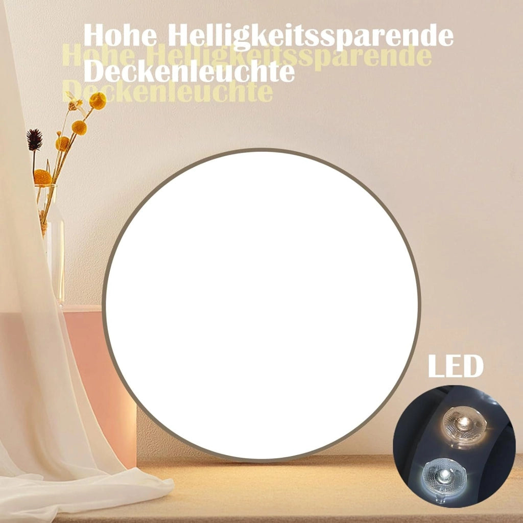 ZMH Lampada da soffitto LED IP44 telecomando design per cucina corridoio