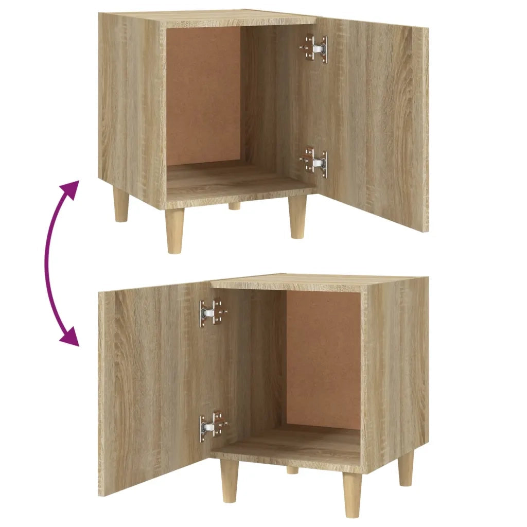 Comodino Rovere Sonoma in Legno Multistrato 812048