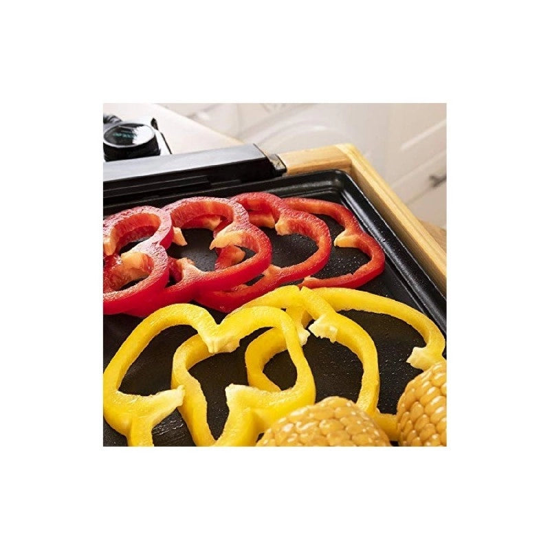 CECOTEC 03058 - Piastra da cucina Tasty&Grill 2000 Bamboo Black