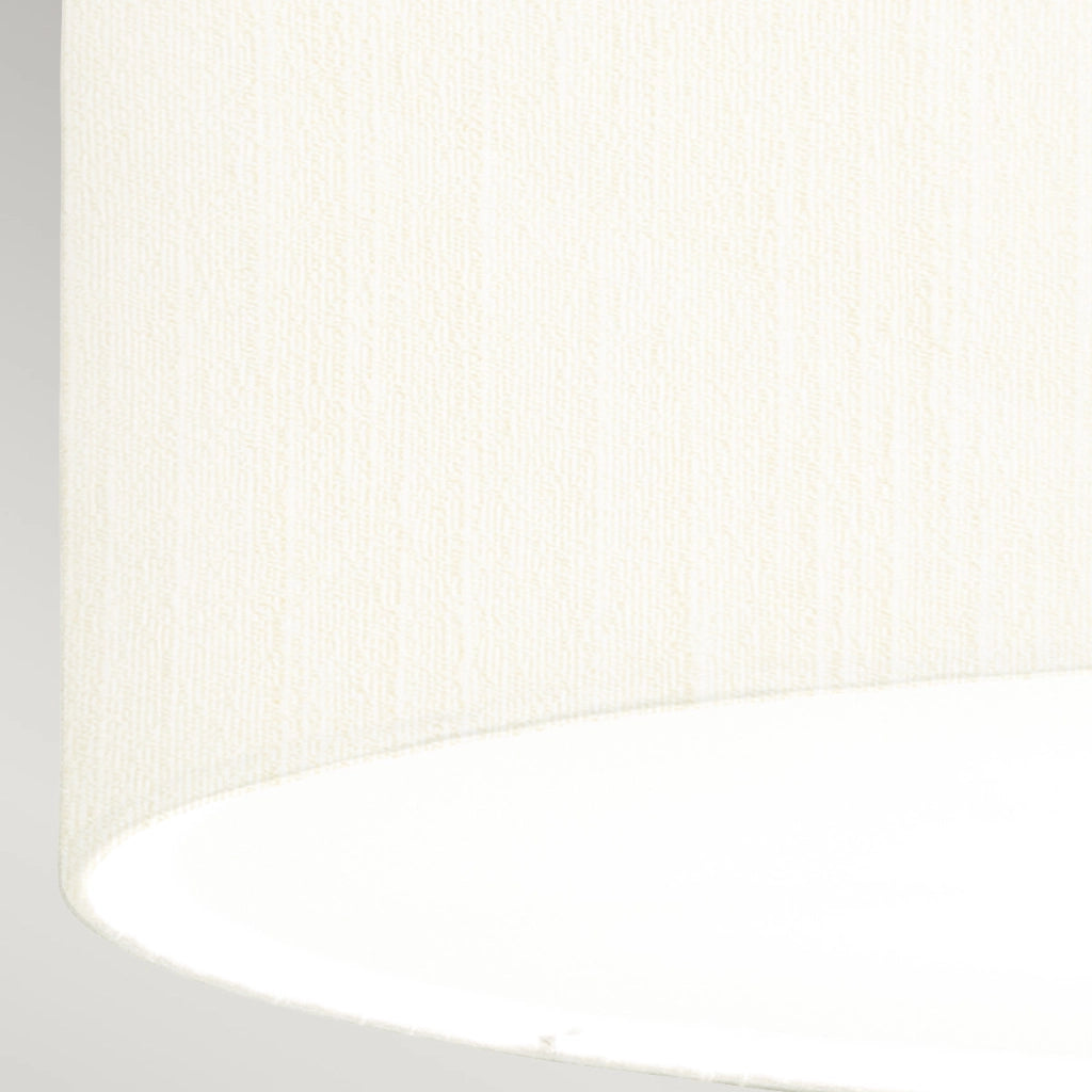 Plafoniera rotonda 66cm 5xE27 cromo Fletcher Flush