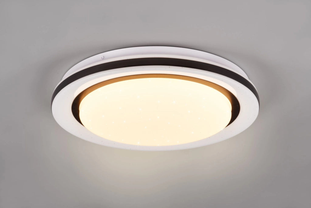 CARTIDA PLAFONIERA LED 17W 2000lm, 2700 - 6000K CON TELECOMANDO MULTIFUNZIONE E RGB DIMMERABILE D.38CM