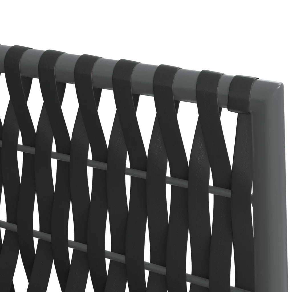 Set Pranzo da Giardino 7 pz con Cuscini in Polyrattan e Acciaio 3187056