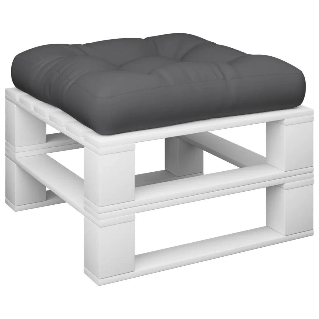 Cuscino per Pallet Antracite 50x50x12 cm in Tessuto 360425