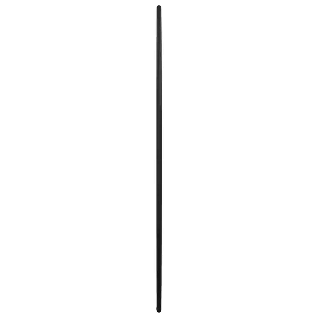 Specchio da Parete Nero Ø 50 cm Rotondo 348186