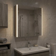 Mobiletto per specchio da bagno Grigio Sonoma 889244