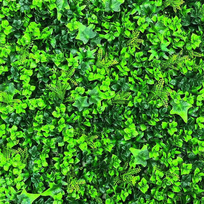 SIEPE ARTIFICIALE MODULARE DA GIARDINO SEMPREVERDE VERTICALE IRLANDA 1X1 MT