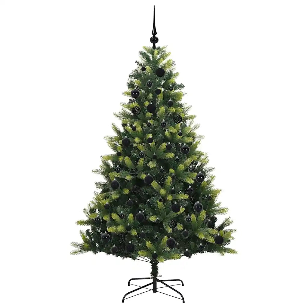 Albero di Natale Artificiale a Cerniera con 300 LED 180 cm 3395992