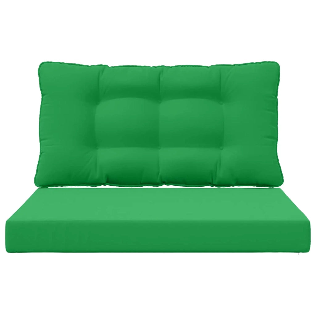 Cuscino per divano da esterno 2 pz | Cuscini per sedie Verde Poliestere