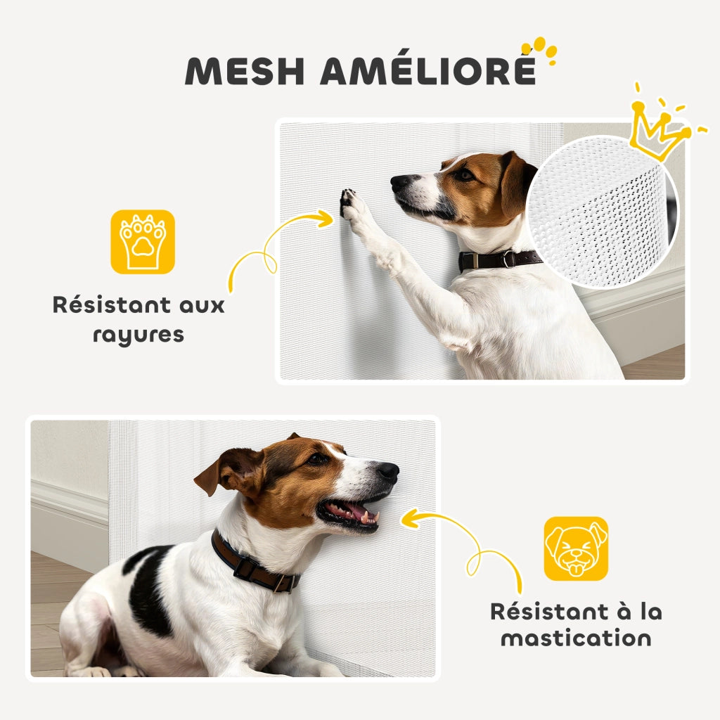Barriera per cani retrattile ¨C Minimal ¨C 149 cm bianco