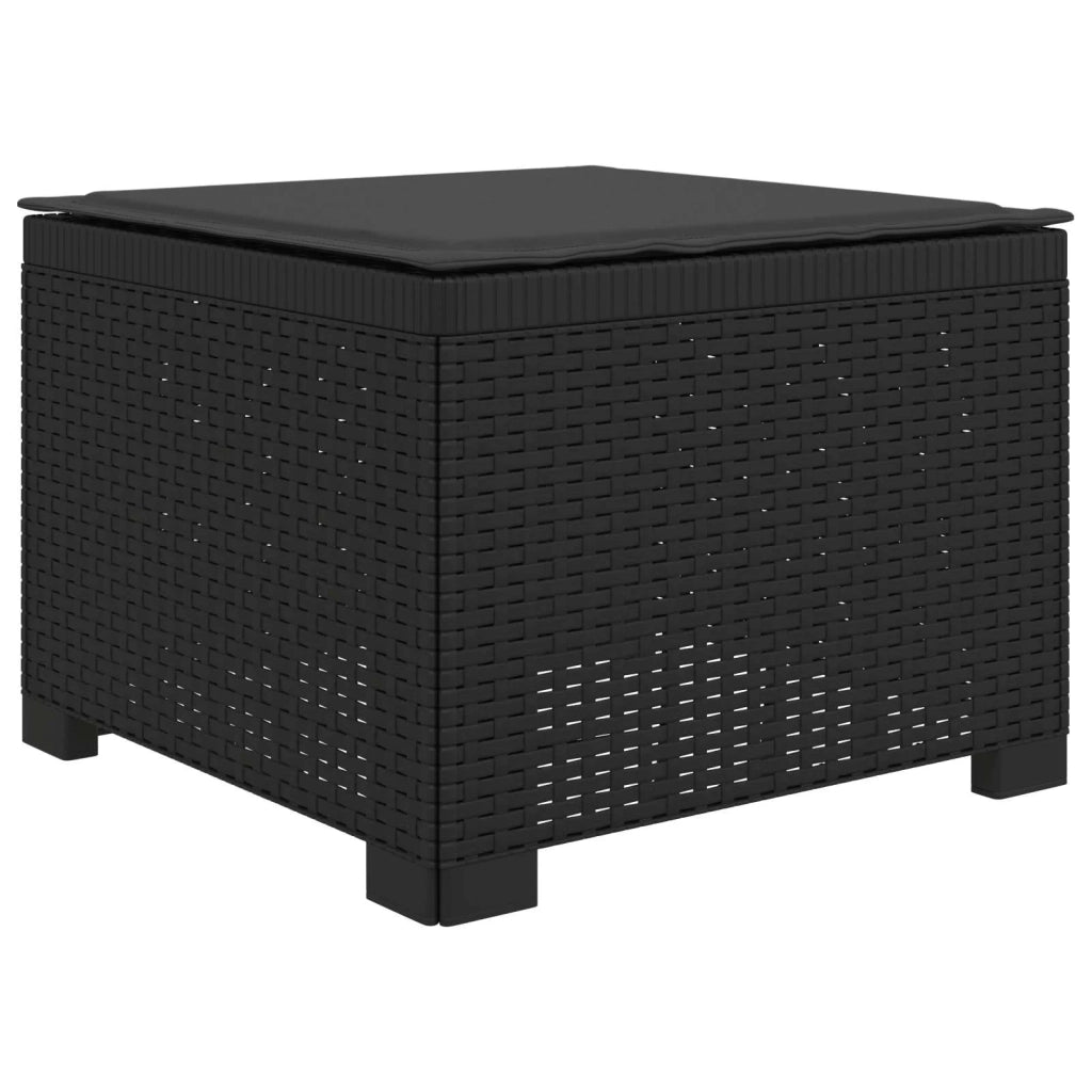 Divano da esterno-Divano da Giardino 3 posti con cuscini in look rattan PP 155845