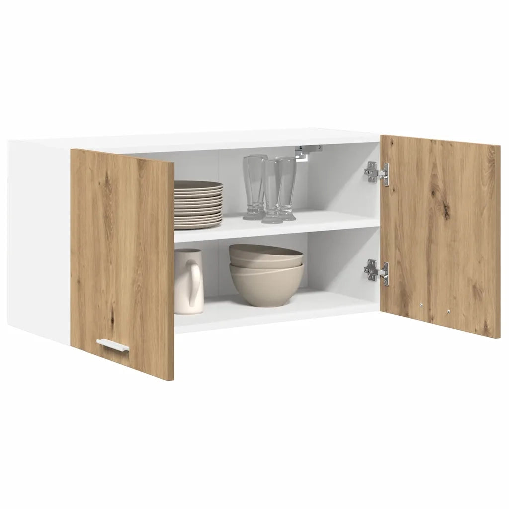 Armadio pensile con porta Rovere artigianale 80 x 31 x 40 cm 884185