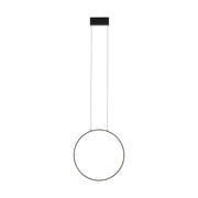Lampada a sospensione LED anello nero Ø45 4000K Nowodvorski