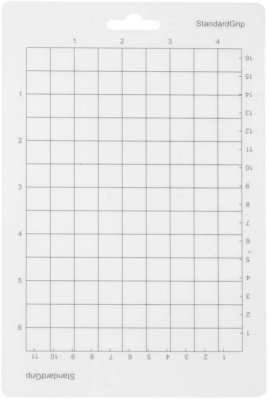 Piastra di taglio 4,5 x 6,5 pollici - Antiscivolo - Sostenibile - PVC - Reticoli - Compatibile con attrezzi per la lavorazione del legno - Piastra di taglio con raster