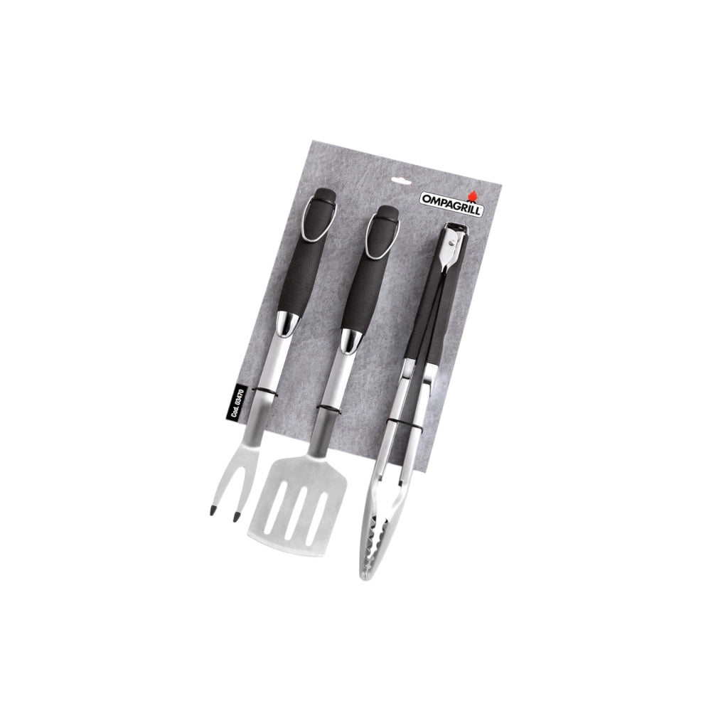 Set3 pezzi Expert in acciaio inox 45 cm