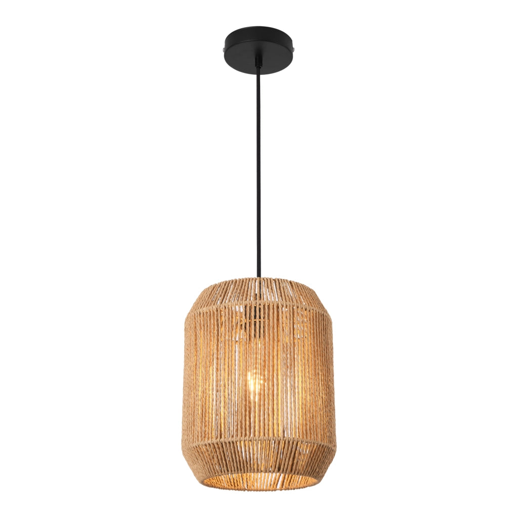 Lampada a Sospensione Reading con Paralume fatto con Corda - lux.pro