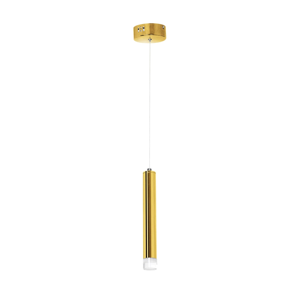 Lampada a sospensione Milagro Goldie LED 5W oro Ø10