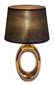 Lampada da tavolo Dalora 1xE14 marrone nero Rabalux