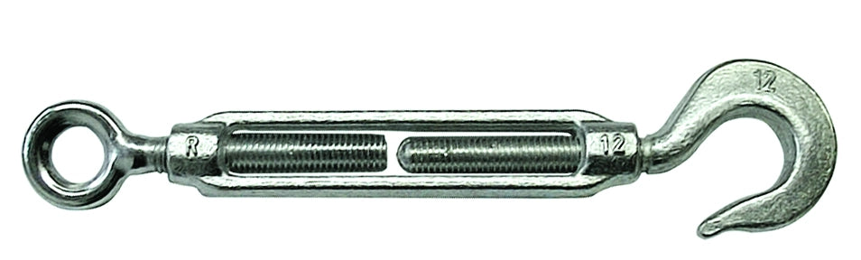 Robur TENDITORE A OCCHIO E GANCIO PER FUNI  mm. 5 (3/16) 30.00 pz