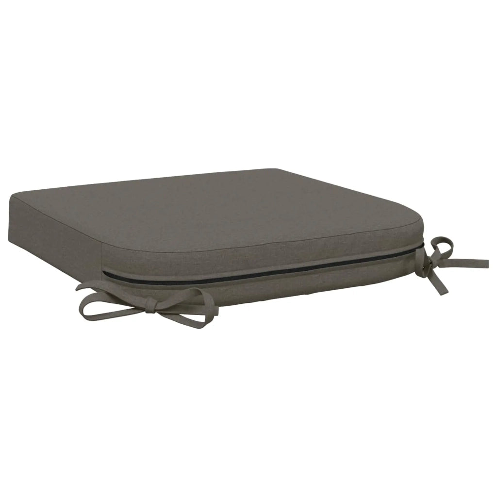 Cuscini per sedile a 4 pezzi SOEST 4 pcs 100% Poliestere Grigio 945244