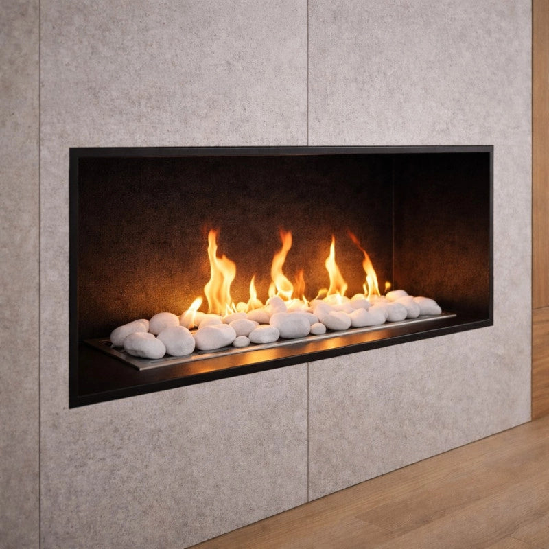 Set pietre decorative bianche 24 pezzi per biocamino e camino a bioetanolo - Divina Fire