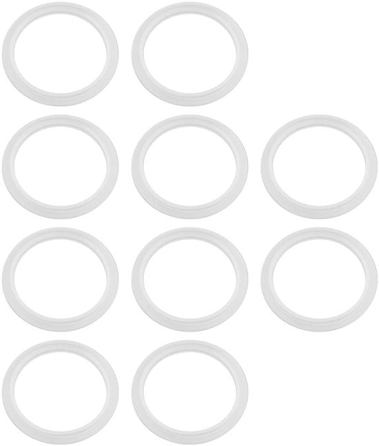 O-ring 10 pezzi - Afdichtingsring - Silicone - Stoppera bagno - Pacchetti universali - Diametro interno 34 mm - Afdichtring