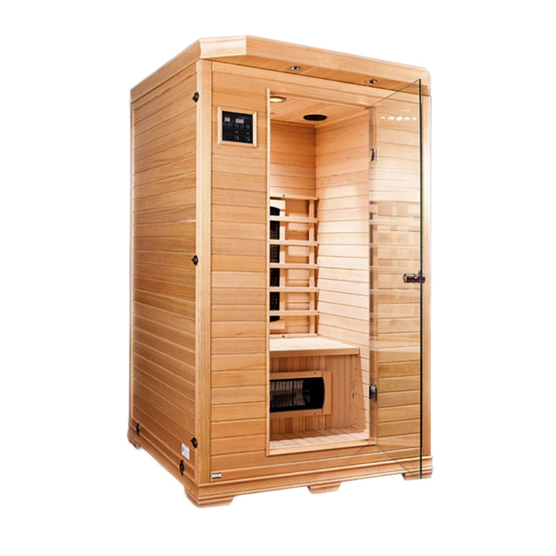 Sauna A Raggi Infrarossi Grenada2 - Canadian Hemlock Materiale: Hemlock