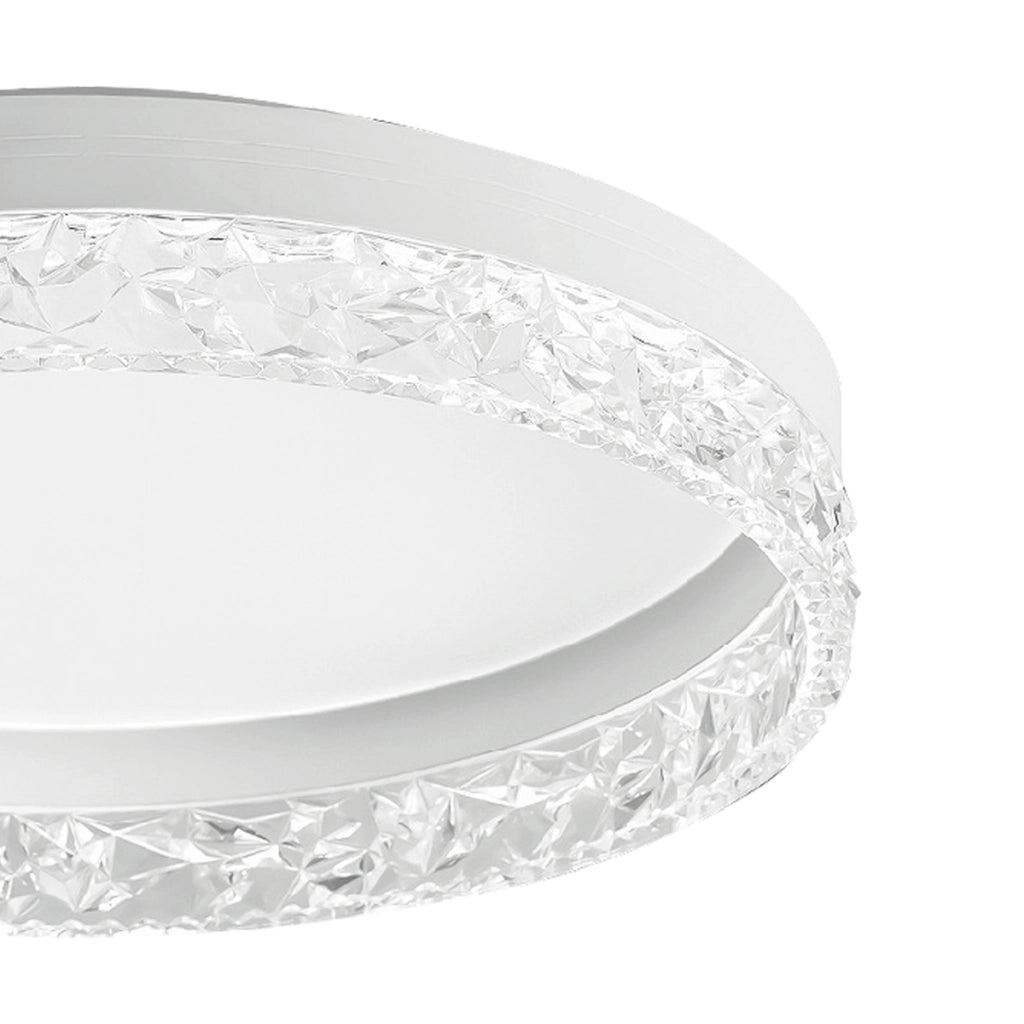 Plafoniera LED 58W bianca rotonda Ø50cm CCT telecomando