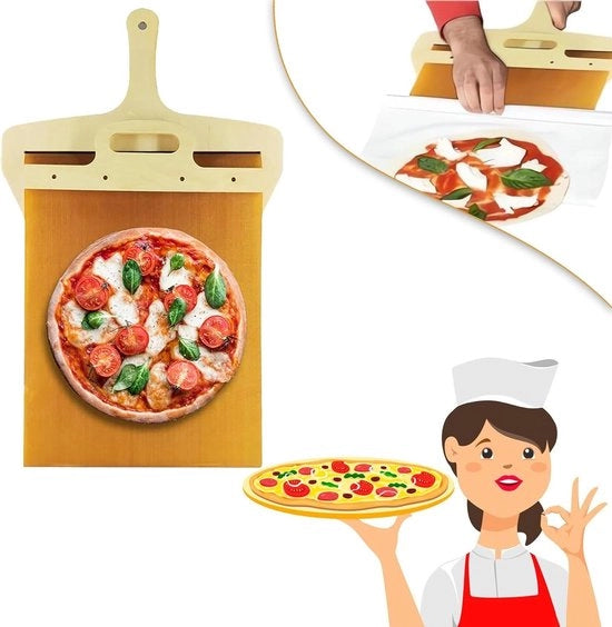 Scorrevole Pala per Pizza - Non-stick - Resistente al Lavastoviglie